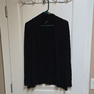 Obsession Plus Size 2x Elegant Black Women's Cardigan Long Sleeve Stretchy